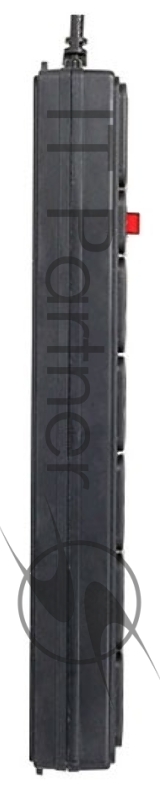 Сетевой фильтр Powercube SPG-B-10-BLACK 3м (5 розеток) черный (коробка)