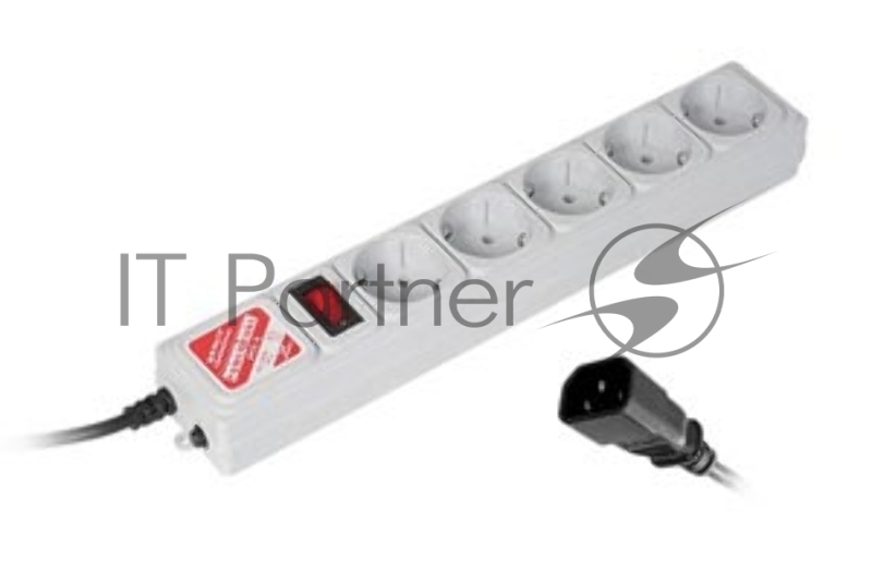 Сетевой фильтр для ИБП Powercube SPG-B-6Ext 1.9м (5 розеток) серый (коробка)