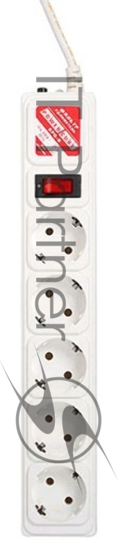 Сетевой фильтр Powercube SPG-B-10-WHITE 3м (5 розеток) белый (коробка)