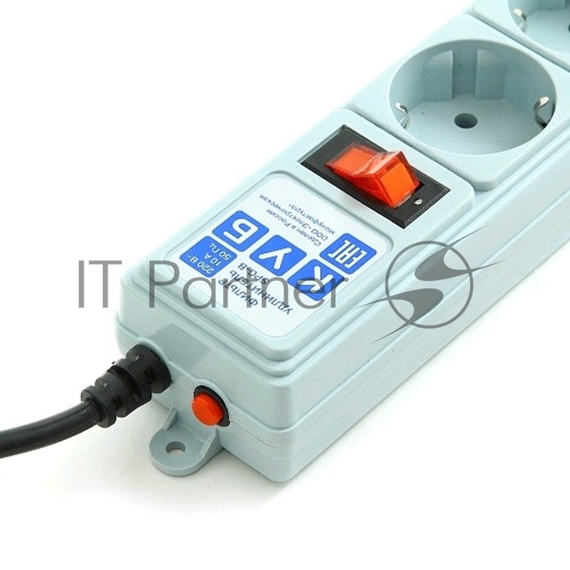 Сетевой фильтр Powercube SPG-B-15 5м (5 розеток) серый (коробка)