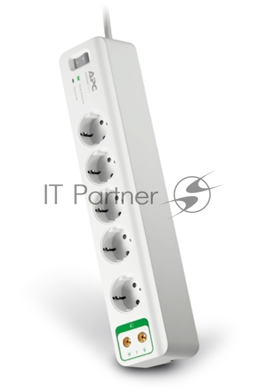 Сетевой фильтр APC PM5V-RS 1.83м (5 розеток) белый