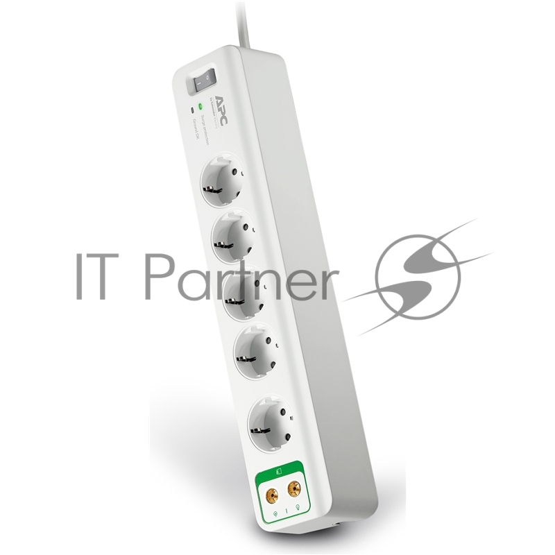 Сетевой фильтр APC PM5V-RS 1.83м (5 розеток) белый