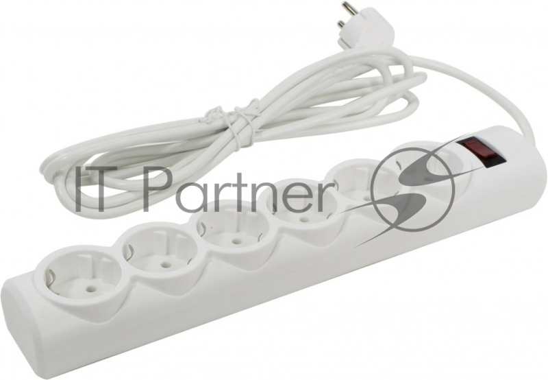 Сетевой фильтр Defender DFS 153 3 м, белый, 6 розеток