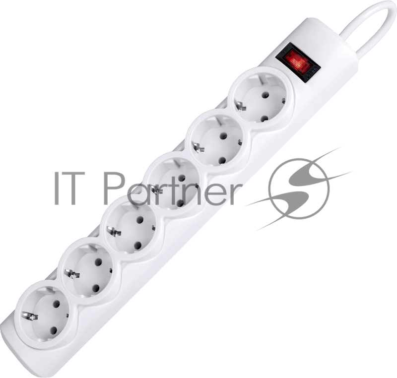 Сетевой фильтр Defender DFS 151 1,8 м, белый, 6 розеток