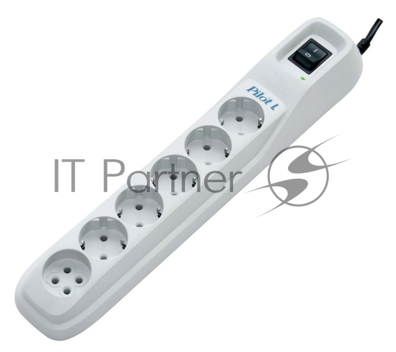 Сетевой фильтр Pilot L-6 6 розеток 5 метров Pilot L-6 5M