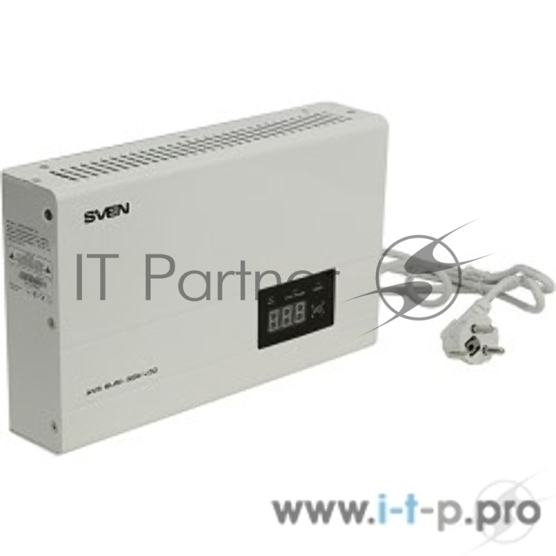 Сетевой фильтр SVEN Стабилизатор напряжения AVR SLIM-500 LCD