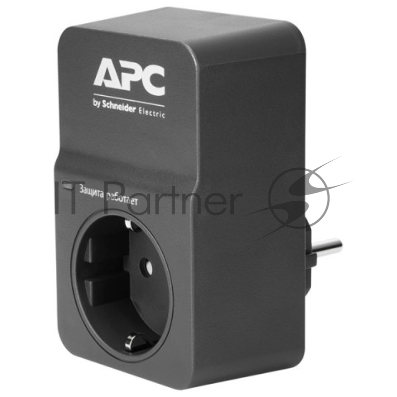 Сетевой фильтр APC PM1WB-RS (1 розетка) черный (коробка)