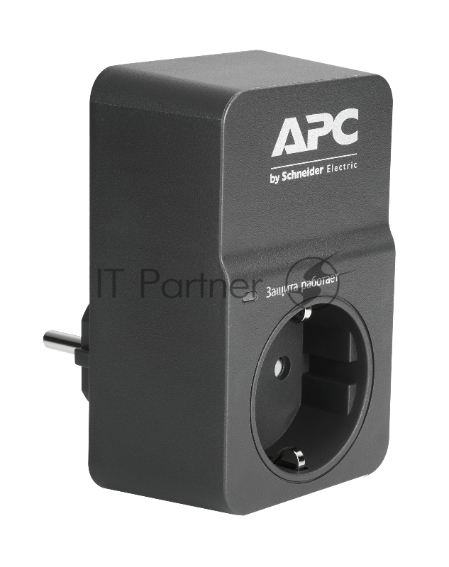 Сетевой фильтр APC PM1WB-RS (1 розетка) черный (коробка)