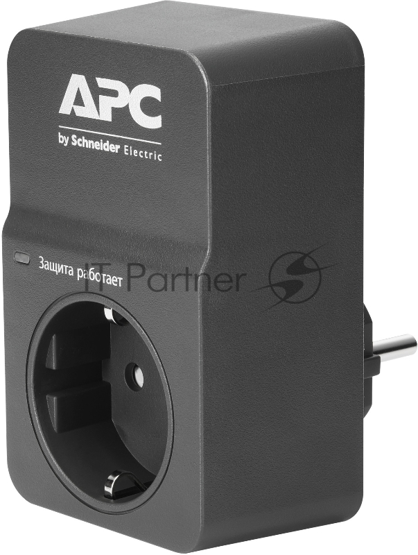 Сетевой фильтр APC PM1WB-RS (1 розетка) черный (коробка)