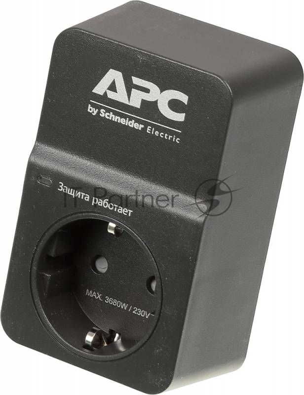 Сетевой фильтр APC PM1WB-RS (1 розетка) черный (коробка)