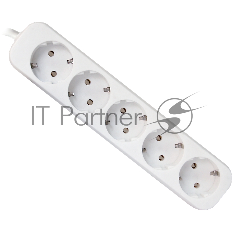 Удлинитель Defender E518 белый 1.8 м, 5 розеток