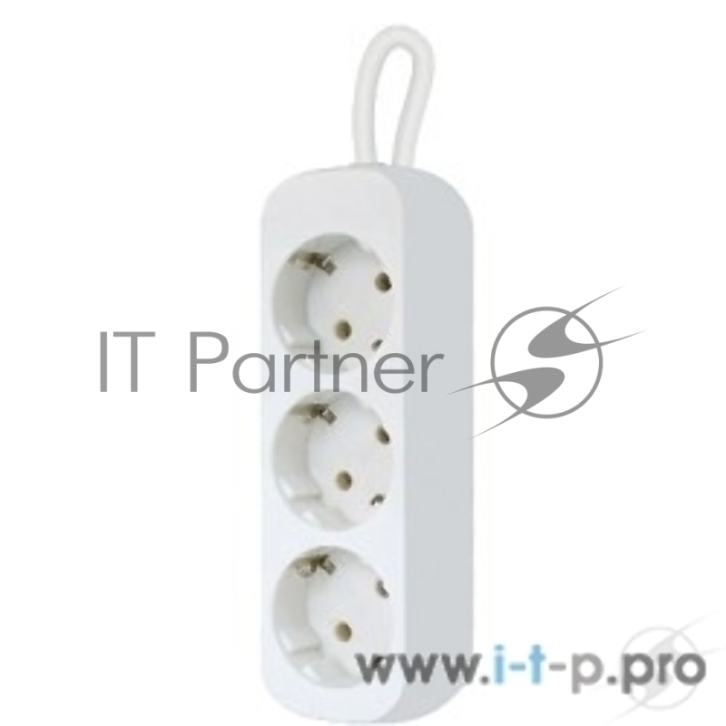Удлинитель Defender E330 белый 3.0 м, 3 розетки