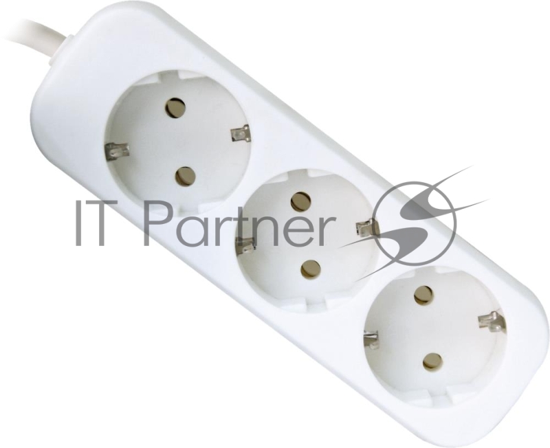 Удлинитель Defender E350 белый 5.0 м, 3 розетки