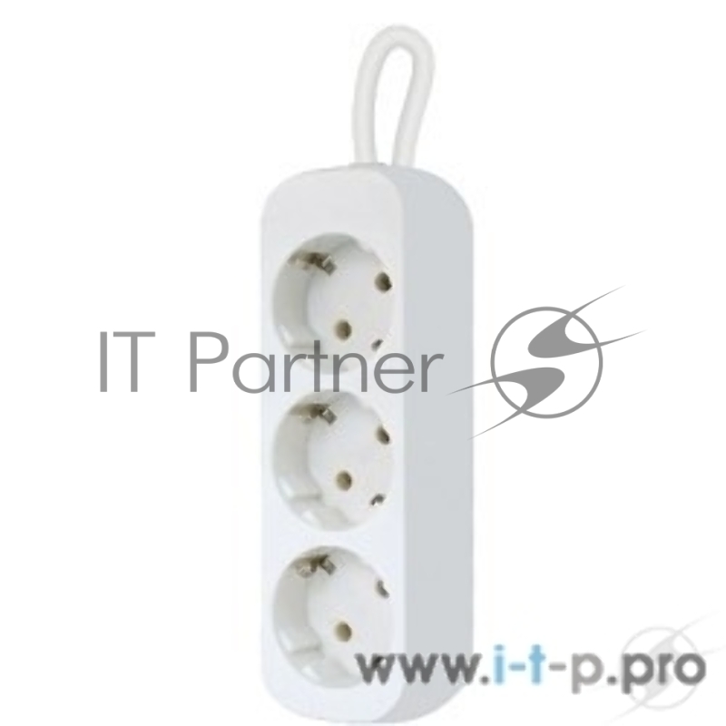 Удлинитель Defender E350 белый 5.0 м, 3 розетки