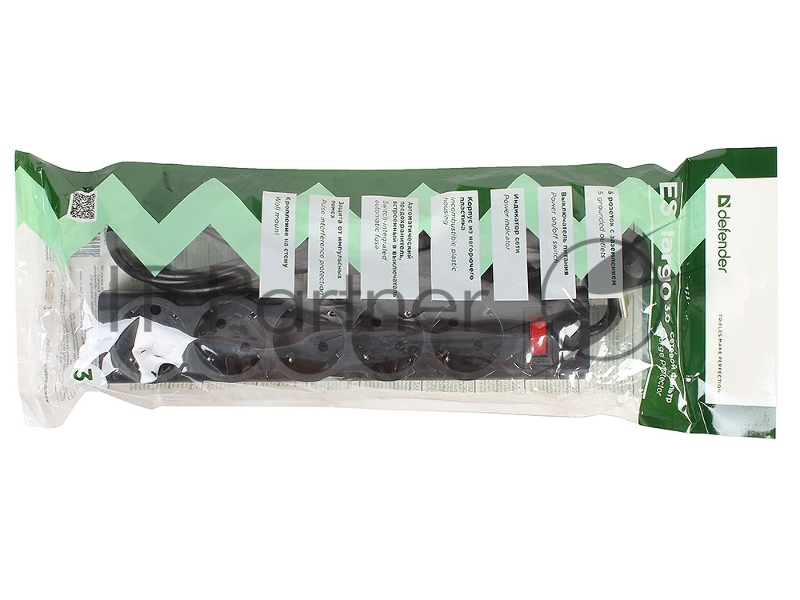 Сетевой фильтр 3M ES LARGO 5OUTL. 99498 DEFENDER