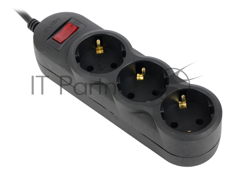 Сетевой фильтр Sven SF-03L 5,0 м (3 розетки) черный