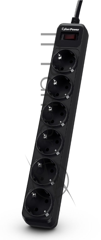 Сетевой фильтр Surge protector CyberPower B0620SB0-DE NEW 1.8m, 6 outlet, 350 joules, 10A, black