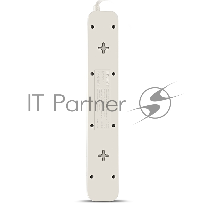 Фильтр SVEN SF-05LU 1,8 м (5 евро розеток,2 USB) белый, цветная коробка Surge protector SVEN SF-05LU 1,8 м (5 евро розеток,2 USB) белый, цветная коробка