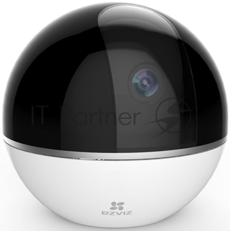 Видеокамера IP 2Мп внутренняя поворотная 360° Wi-Fi камера c ИК-подсветкой до 10м 1/3 CMOS матрица объектив 4мм угол обзора 95° ИК-фильтр 0.02лк @F2.2 DWDR, 3D DNR встроенный микрофон и динамик поворот по