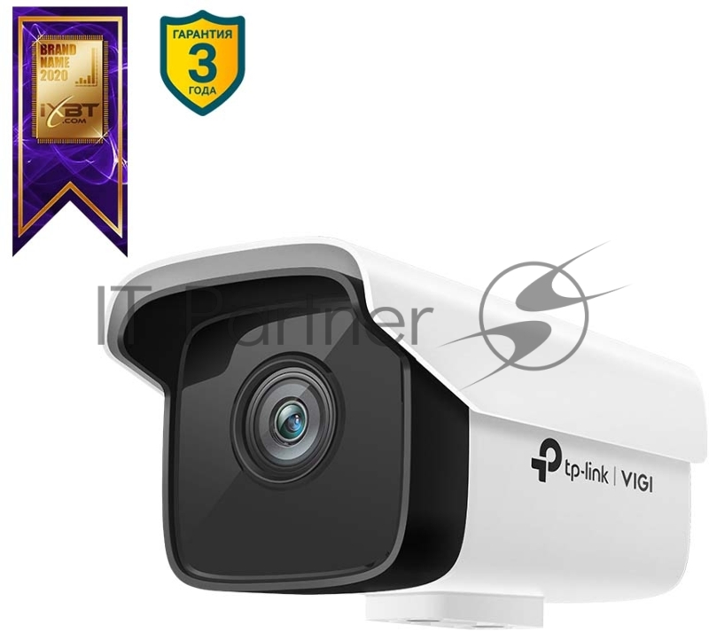 Видеокамера IP TP-Link VIGI C300HP-6 6-6мм цветная корп.:белый