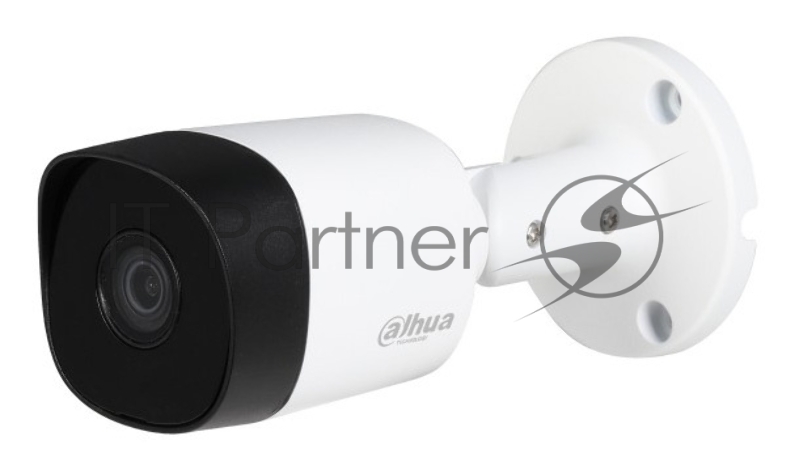 Видеокамера HDCVI EZ-IP EZ-HAC-B2A11P-0280B цилиндрическая, 1/2.7 1Мп КМОП, 2.8мм объектив, 4в1(CVI/TVI/AHD/CVBS), IP67