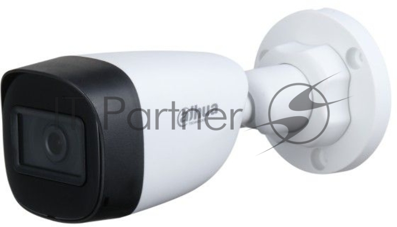 Камера видеонаблюдения Dahua DH-HAC-HFW1200CP-0360B 3.6-3.6мм HD-CVI HD-TVI цветная корп.:белый