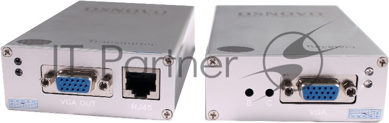 Комплект OSNOVO Комплект (передатчик+приёмник) для передачи VGA и аудиосигнала по кабелю UTP CAT5 до 50м