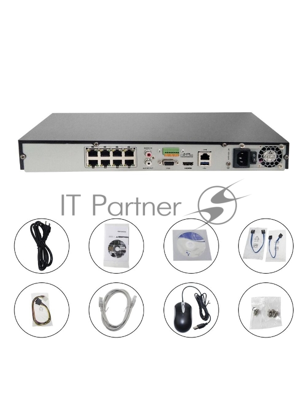 Видеорегистратор Hikvision DS-7608NI-K2/8P