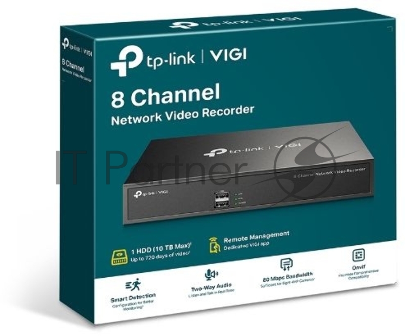 Сетевой видеорегистратор TP-Link VIGI NVR1008H 8 Channel Network Video Recorder