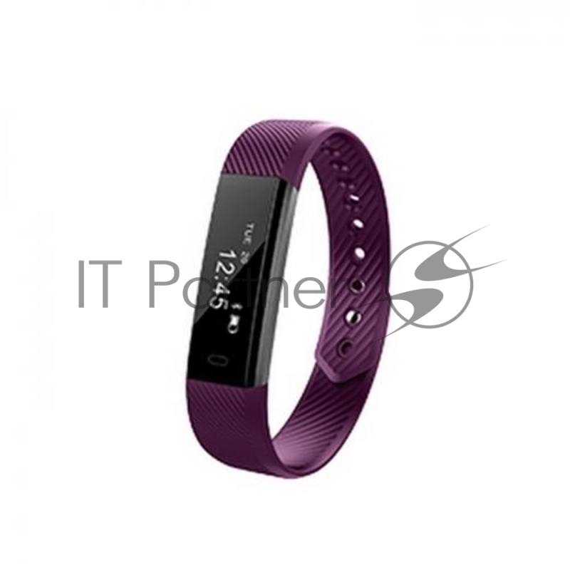Смарт-браслет Lime 115 Purple Шагомер, Подсчет калорий, Часы, Будильник, Пурпурный ремешок