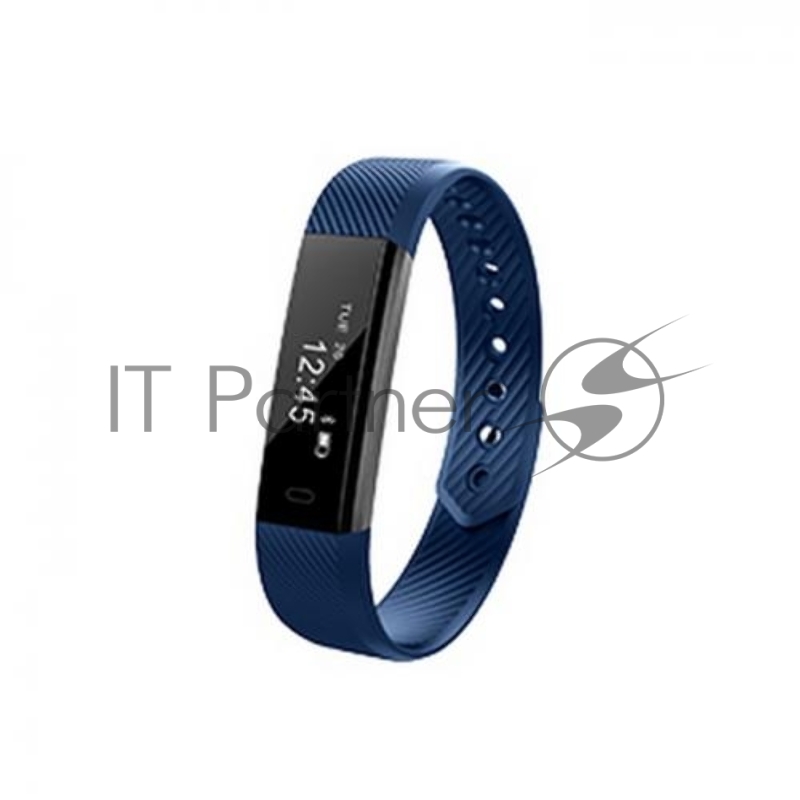 Смарт-браслет Lime 115 Blue Шагомер, Подсчет калорий, Часы, Будильник, Синий ремешок