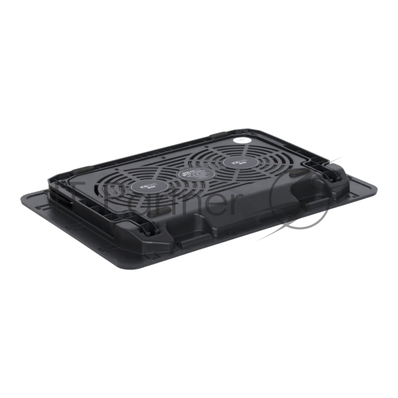 Подставка для ноутбука STM IP17 STM Laptop Cooling IP17 Black (17,3, 2x(125x125), 2x2 LED backlight, Black plastic+metal mesh, 3 types height adjustable )