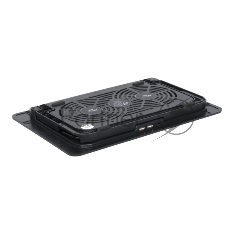 Подставка для ноутбука STM IP17 STM Laptop Cooling IP17 Black (17,3, 2x(125x125), 2x2 LED backlight, Black plastic+metal mesh, 3 types height adjustable )