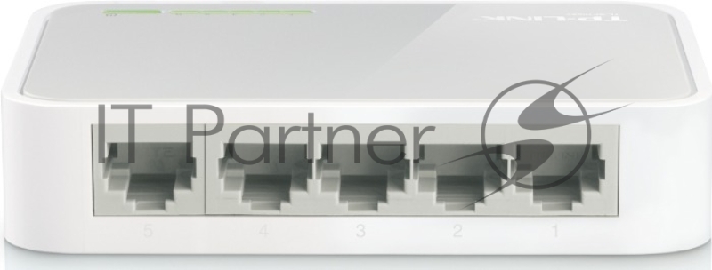 Коммутатор TP-Link SOHO TL-SF1005D Коммутатор 5-port 10/100M mini Desktop Switch, 5 10/100M RJ45 ports, Plastic case