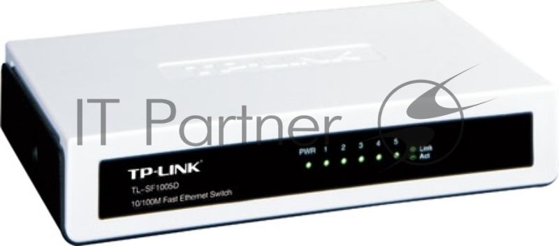 Коммутатор TP-Link SOHO TL-SF1005D Коммутатор 5-port 10/100M mini Desktop Switch, 5 10/100M RJ45 ports, Plastic case