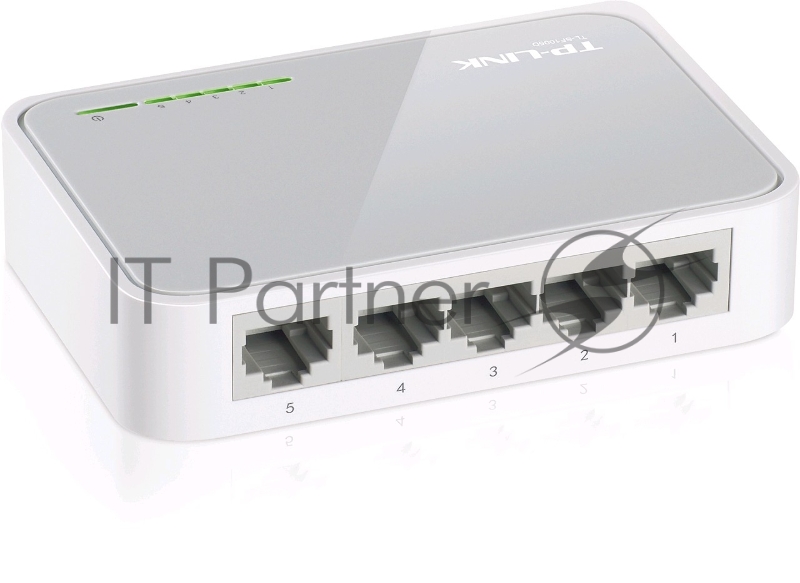 Коммутатор TP-Link SOHO TL-SF1005D Коммутатор 5-port 10/100M mini Desktop Switch, 5 10/100M RJ45 ports, Plastic case