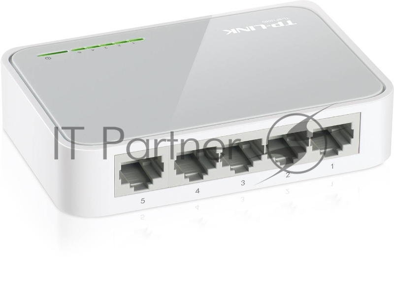 Коммутатор TP-Link SOHO TL-SF1005D Коммутатор 5-port 10/100M mini Desktop Switch, 5 10/100M RJ45 ports, Plastic case