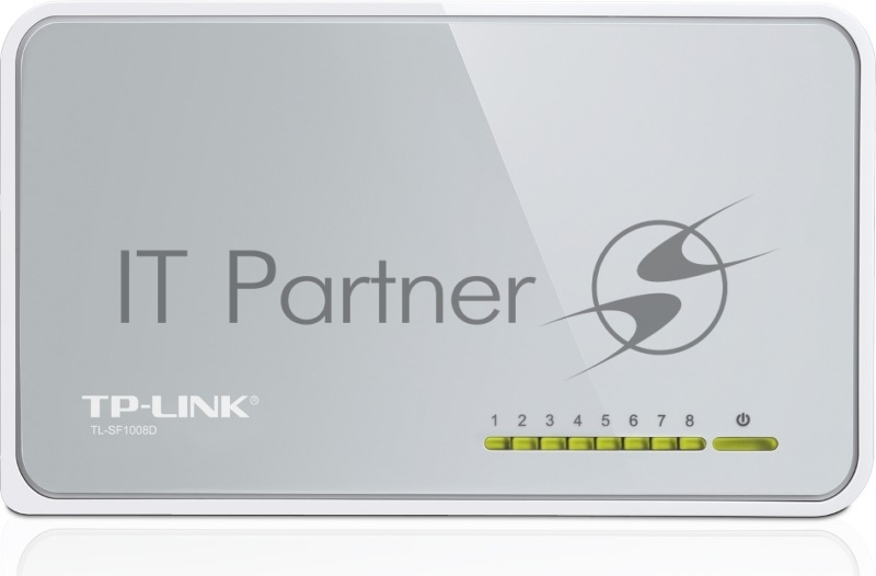 Коммутатор TP-Link SOHO TL-SF1008D Коммутатор 8-port 10/100M mini Desktop Switch, 8 10/100M RJ45 ports, Plastic case