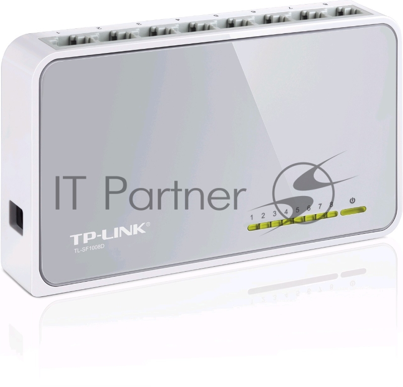 Коммутатор TP-Link SOHO TL-SF1008D Коммутатор 8-port 10/100M mini Desktop Switch, 8 10/100M RJ45 ports, Plastic case