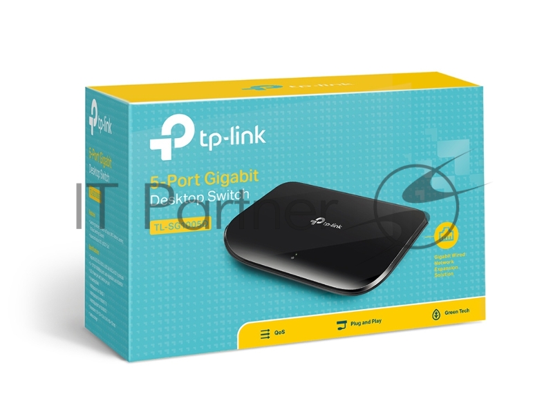 Коммутатор TP-Link SMB TL-SG1005D Коммутатор 5-port Gigabit Switch, plastic case