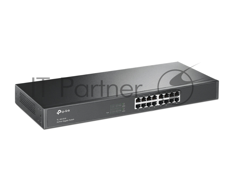 Коммутатор TP-Link SMB TL-SG1016 Коммутатор 16-port Gigabit Switch, 1U 19-inch rack-mountable steel case
