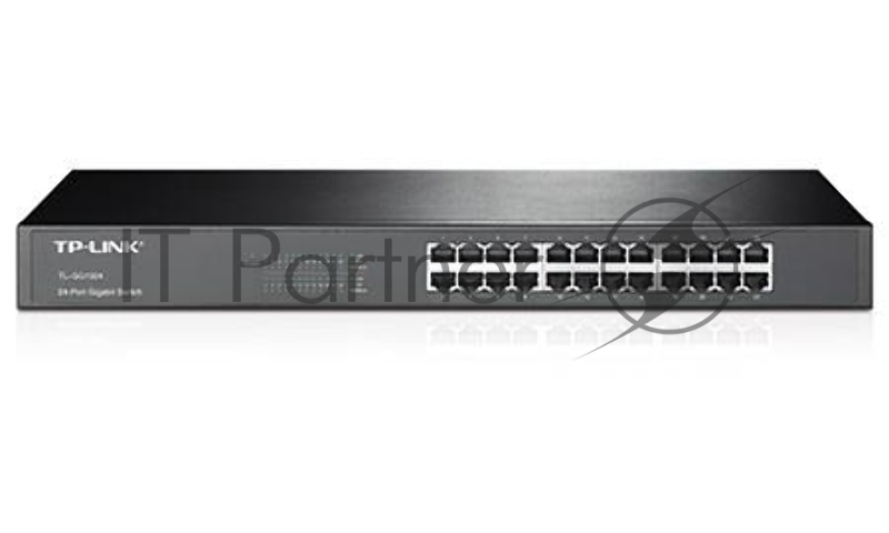 Сетевой коммутатор TP-Link SMB TL-SG1024 Коммутатор 24LAN 10/100/1000Mb/s Unmanagersd Gigabit Rackmount Switch
