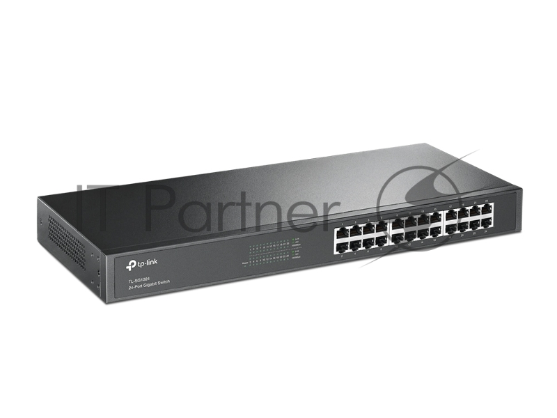 Сетевой коммутатор TP-Link SMB TL-SG1024 Коммутатор 24LAN 10/100/1000Mb/s Unmanagersd Gigabit Rackmount Switch