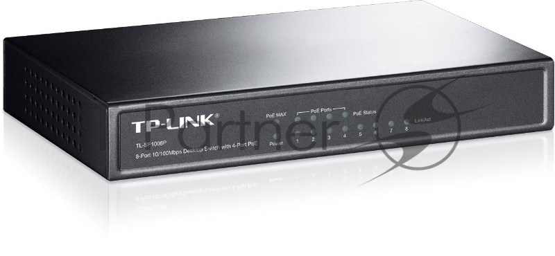 Коммутатор TP-Link SMB TL-SF1008P Коммутатор 8-port 10/100M Desktop PoE Switch