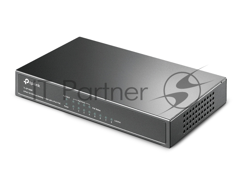 Коммутатор TP-Link SMB TL-SF1008P Коммутатор 8-port 10/100M Desktop PoE Switch