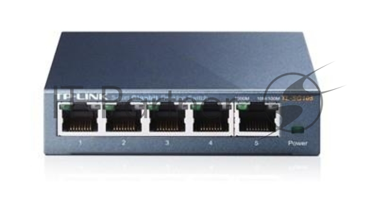 Коммутатор TP-Link SOHO TL-SG105 5-port Desktop Gigabit Switch, 5 10/100/1000M RJ45 ports, metal case