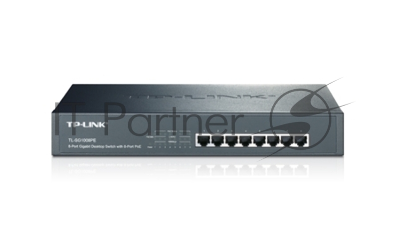 Коммутатор TP-Link SMB TL-SG1008P Коммутатор 8-port Gigabit Switch с 4 портами РоЕ