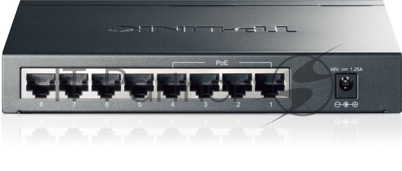 Коммутатор TP-Link SMB TL-SG1008P Коммутатор 8-port Gigabit Switch с 4 портами РоЕ