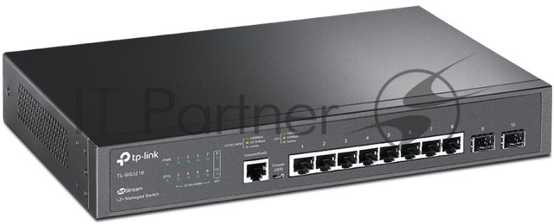 Сетевое оборудование TP-Link SMB TL-SG3210 Коммутатор JetStream 8-Port Gigabit L2 Lite Managed Switch with 2 SFP Slots