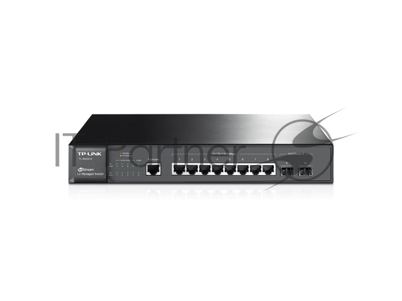 Сетевое оборудование TP-Link SMB TL-SG3210 Коммутатор JetStream 8-Port Gigabit L2 Lite Managed Switch with 2 SFP Slots